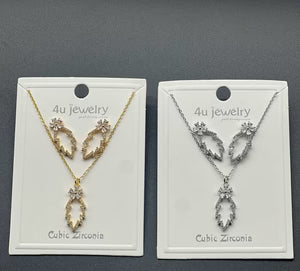 Leaf Bloom Crystal Set